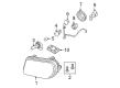 Chrysler Headlight Bulb Diagram - L0009006PV