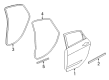 Chrysler 200 Door Seal Diagram - 68144966AD