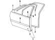 1990 Dodge Colt Door Moldings Diagram - MB608569