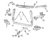 Jeep Radiator Support Diagram - 5156112AA