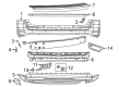 2015 Jeep Compass Bumper Diagram - 68109903AA