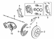 Ram 1500 Brake Dust Shield Diagram - 68330564AC