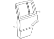 Jeep Grand Wagoneer Door Seal Diagram - 55135171