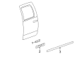 Ram Door Moldings Diagram - 55077172AD