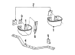 Jeep CJ7 Bumper Diagram - 55024414