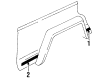 1990 Jeep Cherokee Door Moldings Diagram - 5AJ63JXY