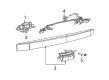 2007 Jeep Grand Cherokee Tailgate Handle Diagram - 5166876AA