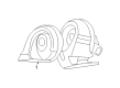 2019 Ram 2500 Horn Diagram - 68297891AC