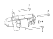 Jeep Wrangler Starter Motor Diagram - 68336451AA