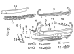 Dodge Challenger Bumper Diagram - 68532748AA