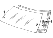 Dodge D100 Weather Strip Diagram - 4212495