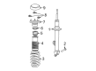 Chrysler 300 Shock Absorber Diagram - 4895467AC