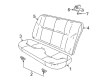 2002 Chrysler Sebring Seat Cushion Diagram - UN451T5AA