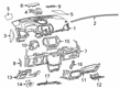 Jeep Cherokee Steering Column Cover Diagram - 5YP07HL1AD