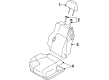Dodge Avenger Seat Cushion Diagram - MR794381