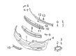 Chrysler Air Deflector Diagram - 5288792AB