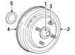 Dodge Neon Backing Plate Diagram - 5011629AA