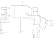 Jeep Cherokee Starter Motor Diagram - 68663478AA