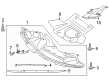 Dodge Air Deflector Diagram - 68214819AA
