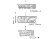 1992 Dodge Caravan Grille Diagram - 4676010