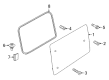 Ram ProMaster City Door Seal Diagram - 68283204AA