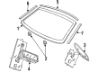 1998 Jeep Grand Cherokee Windshield Diagram - 5017531AA