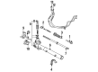 Chrysler LeBaron Power Steering Hose Diagram - 3879925