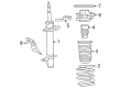 Ram ProMaster EV Bump Stop Diagram - 68405339AA