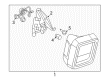 Jeep Tail Light Diagram - 55112891AG