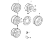 Chrysler Sebring Wheel Cover Diagram - 4755093