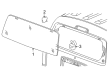 Jeep Liftgate Hinge Diagram - 57010061AC