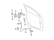 2007 Dodge Caliber Door Handle Diagram - 1DE571RHAD