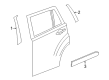 2017 Jeep Compass Door Moldings Diagram - 5182576AB