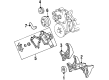 Dodge B250 Alternator Bracket Diagram - 53008618