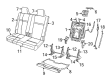 2010 Dodge Journey Seat Cover Diagram - 1QL921DVAA