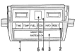 Dodge B250 Door Lock Switch Diagram - 4373082AB