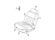 2002 Chrysler Concorde Seat Cover Diagram - WT301T5AA