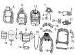 Dodge Charger Daytona Seat Cushion Diagram - 68571871AB