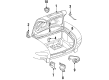 Dodge Viper Trunk Lid Latch Diagram - 4642974