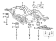 Jeep Crossmember Bushing Diagram - 5181817AA