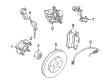 Chrysler Sebring Brake Caliper Bracket Diagram - 5018947AA