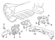 2008 Dodge Challenger Transmission Mount Diagram - 4578061AG