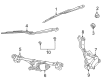 Dodge Neon Windshield Wiper Diagram - 5014793AB