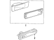 Dodge Shadow Side Marker Light Diagram - 4328698