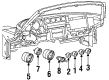 1996 Dodge Viper Tachometer Diagram - 4642131