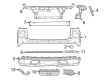 2022 Jeep Grand Cherokee Bumper Diagram - 68581161AA