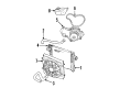 Jeep Liberty Cooling Fan Assembly Diagram - 55037692AB