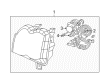 2008 Jeep Grand Cherokee Headlight Diagram - 55157483AE