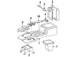 Jeep Grand Wagoneer Center Console Base Diagram - 5DY05SAZ