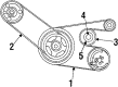Dodge Stratus Serpentine Belt Diagram - 4573737AC